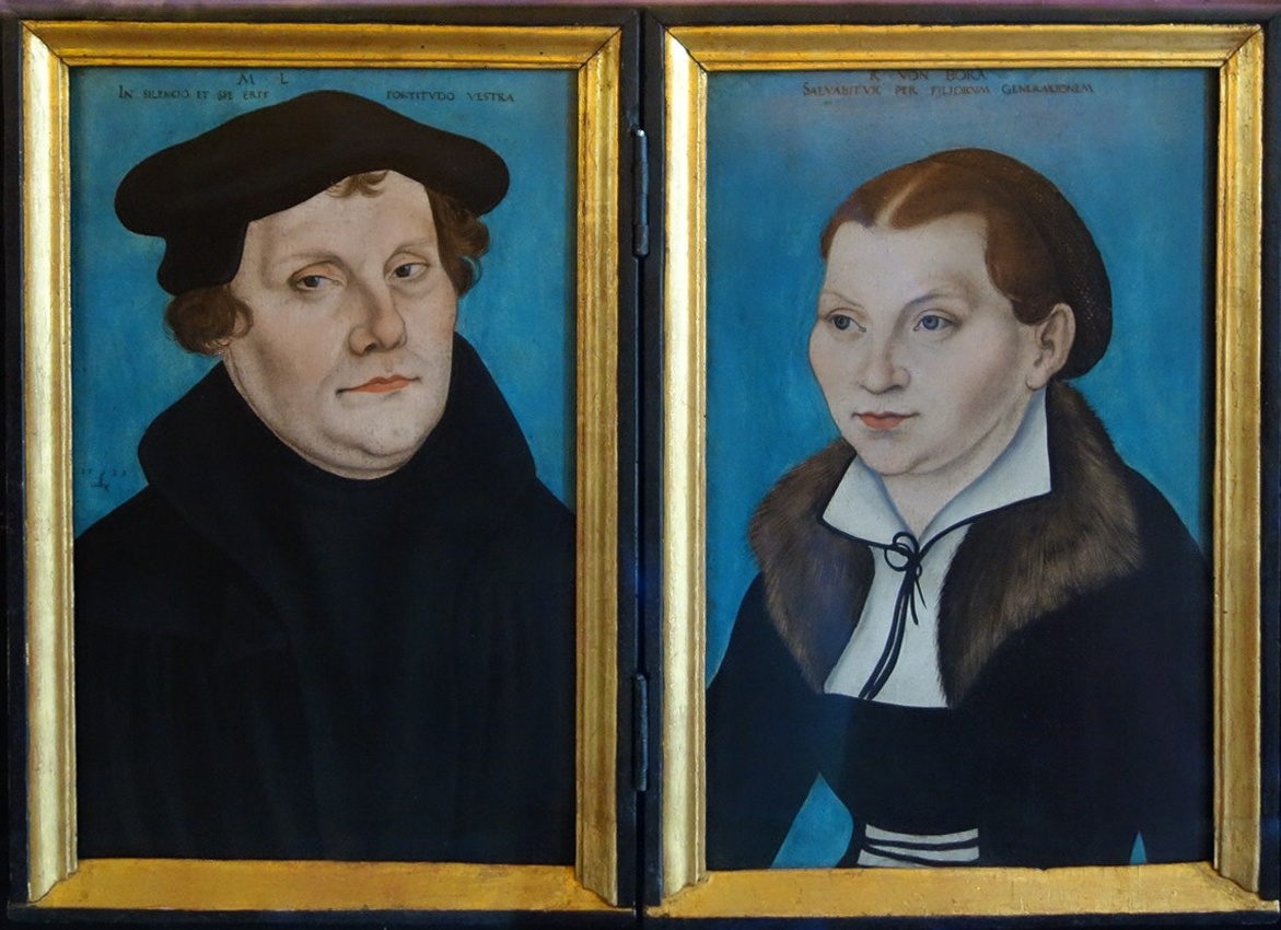 Lucas Cranach d.Ä.: Doppelporträt Martin Luther und Katharina von Bora (Museum im Melanchthonhaus Bretten CC BY-NC-SA)