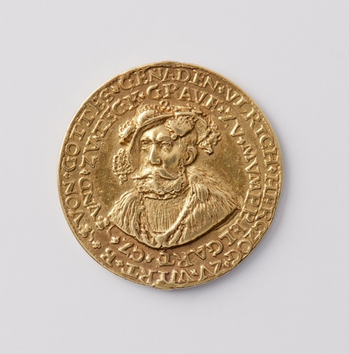 Medaille auf die Rückkehr Herzog Ulrichs nach Württemberg (Landesmuseum Württemberg, Stuttgart CC BY-SA)