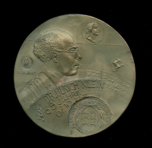 Medaille zum 65. Geburtstag von Ulrich Klein (Landesmuseum Württemberg, Stuttgart CC BY-SA)