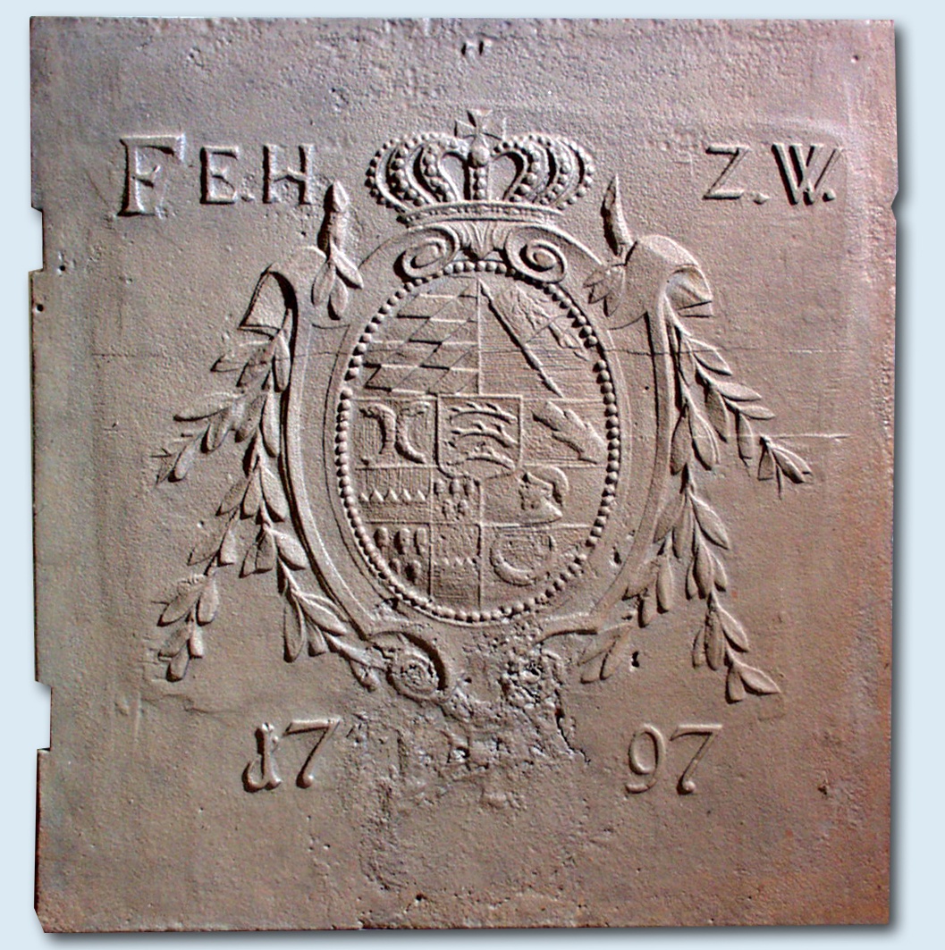 Ofenplatte mit dem Wappen der Herzöge von Württemberg (Stadtmuseum Rottweil CC BY)