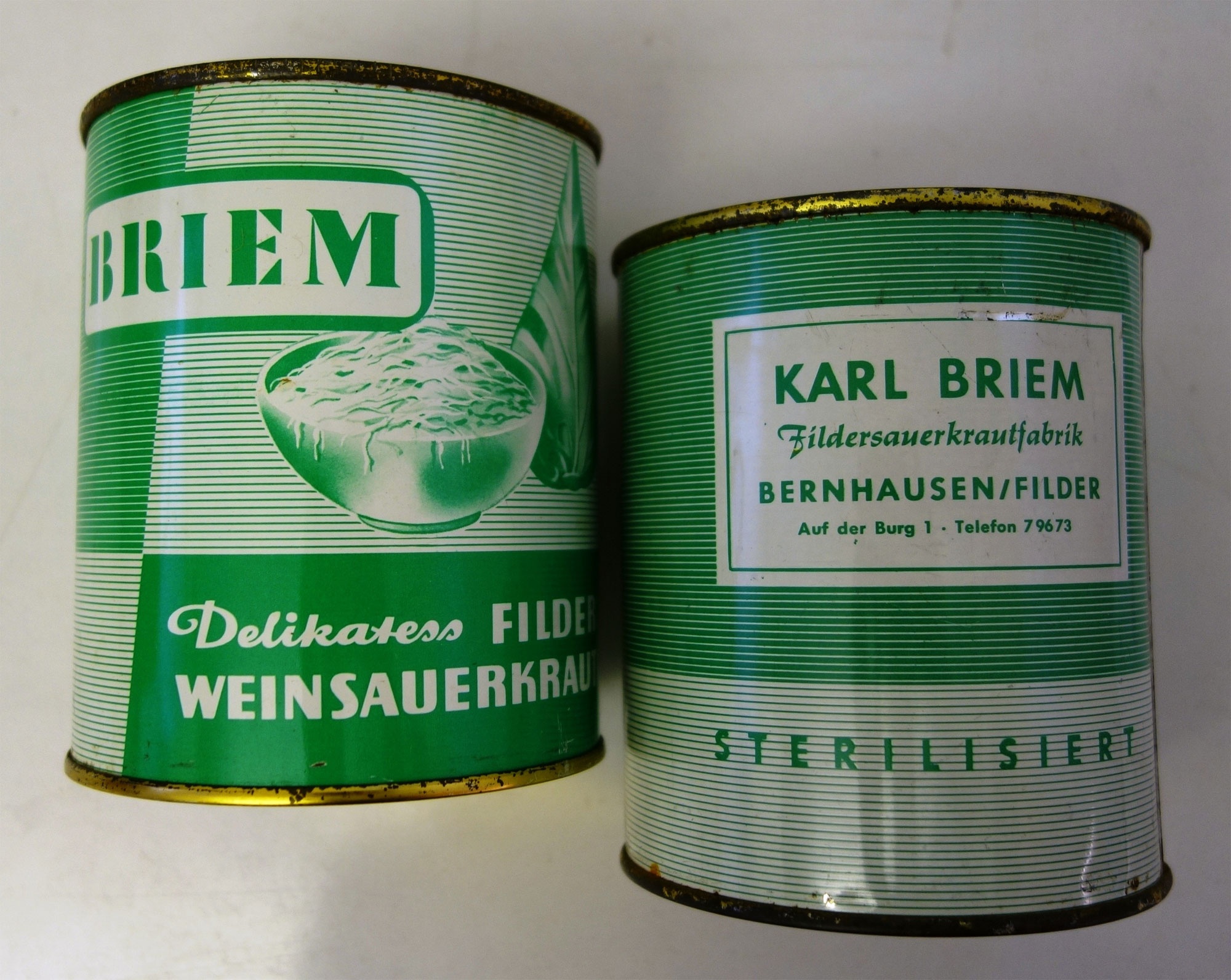Konservendose, 2 Stück (FilderStadtMuseum CC BY)