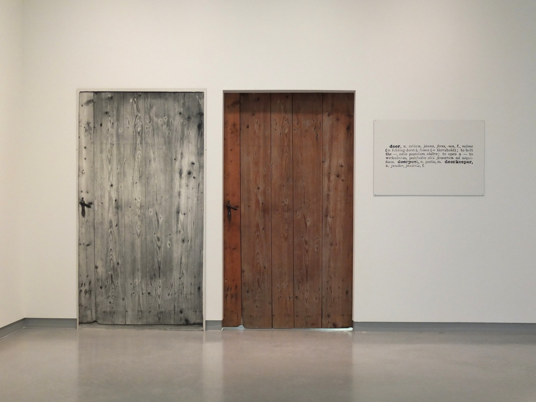 Joseph Kosuth: One and Three Doors (Benjamin Widholm CC BY)