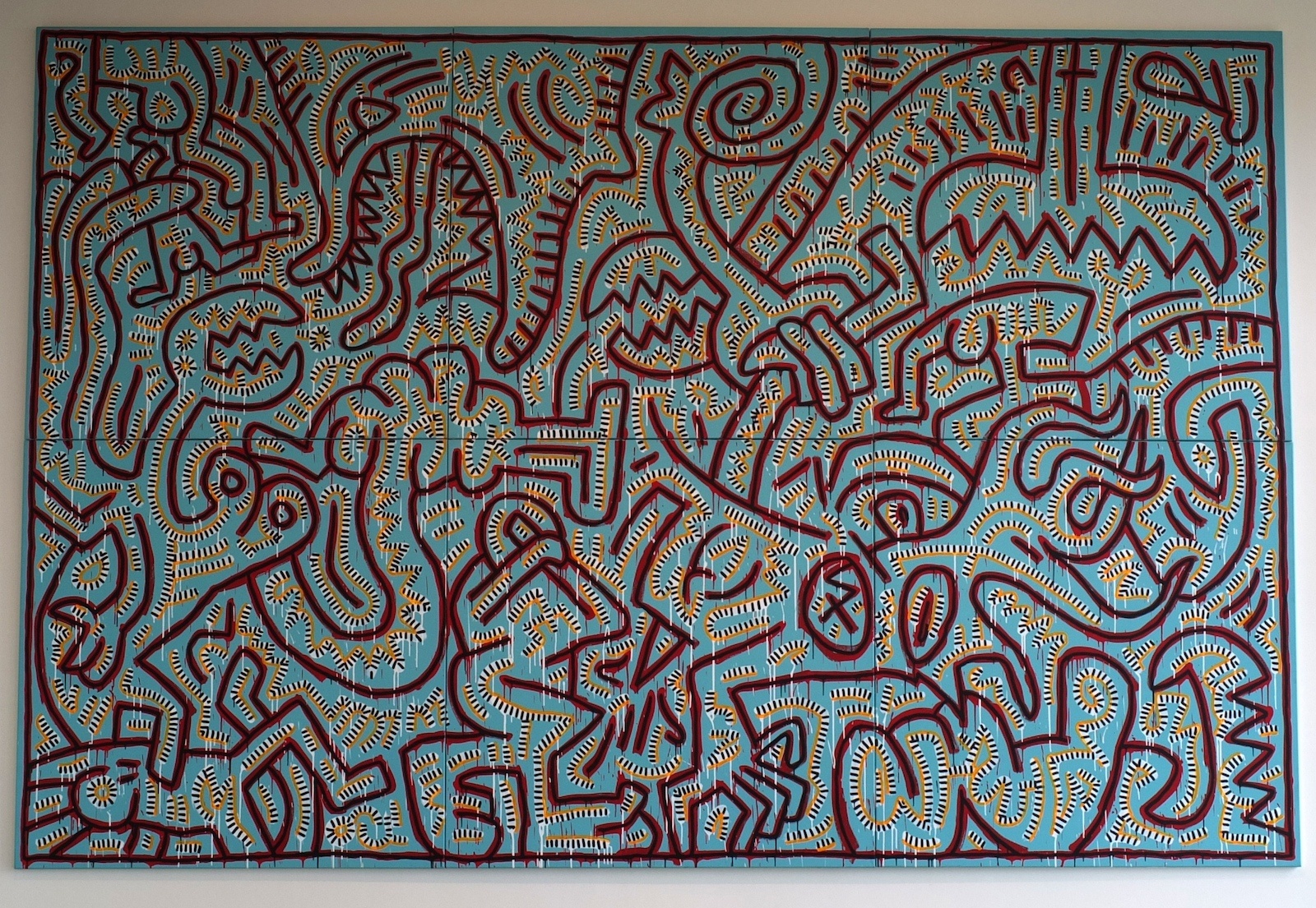 Keith Haring: ohne Titel (Painting for Francesca Alinovi) (Benjamin Widholm CC BY)