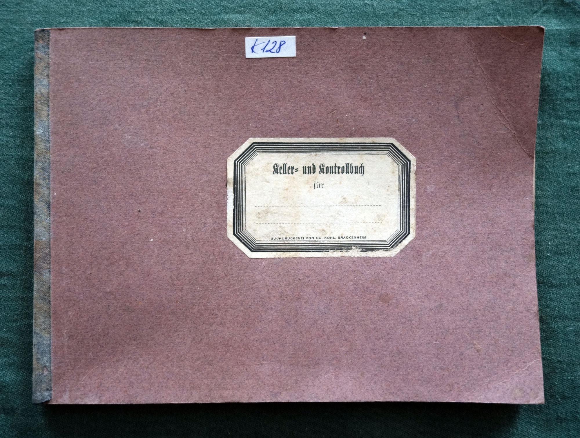 Keller- und Kontrollbuch (Heimatmuseum Brackenheim CC BY)