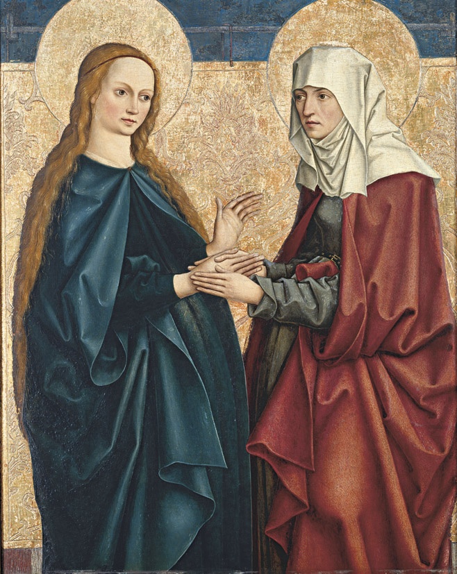 Bartholomäus Zeitblom: Die Heimsuchung Marias bei Elisabeth (Sammlung Würth CC BY-NC-SA)