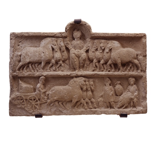 Epona-Relief mit Opferdarstellung, Beihingen (Landesmuseum Württemberg, Stuttgart CC BY-SA)