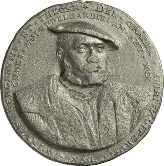 Medaille auf Herzog Christoph von Württemberg, 1534 (Landesmuseum Württemberg, Stuttgart CC BY-SA)