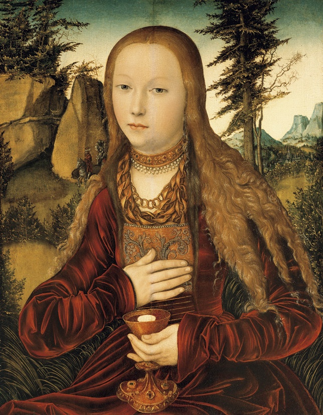 Lucas Cranach d. Ä.: <em>Die Heilige Barbara</em> (Sammlung Würth CC BY-NC-SA)