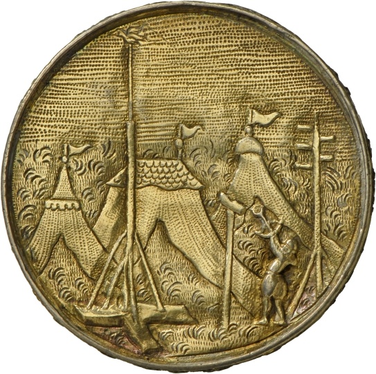 Medaille auf das Stuttgarter Vogelschießen von 1579 (?) (Landesmuseum Württemberg, Stuttgart CC BY-SA)
