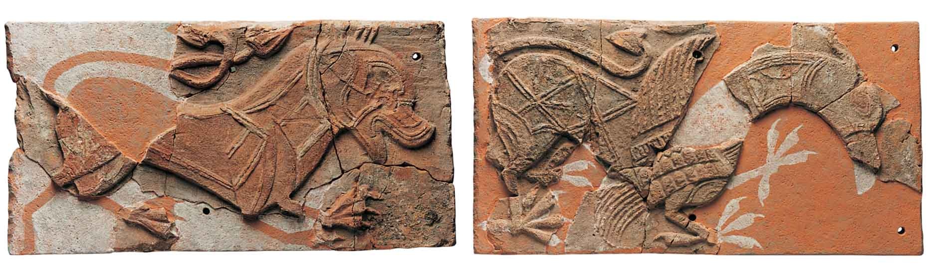 Relieftafeln mit Löwe und Greif (Ulmer Museum CC BY-NC-ND)