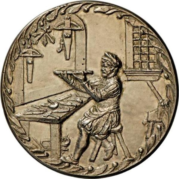 Preismedaille von Herzog Friedrich Achilles von Württemberg für ein Armbrustschießen, 1616 (Landesmuseum Württemberg, Stuttgart CC BY-SA)