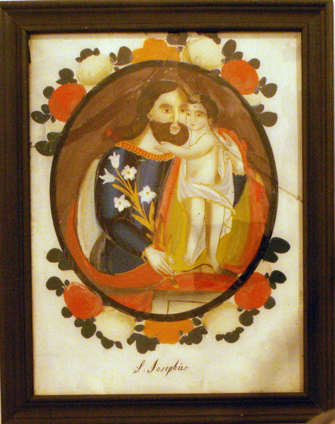 Anton Greßle: Hl. Joseph mit Jesuskind (Renchtäler Heimatmuseum Oppenau CC BY)