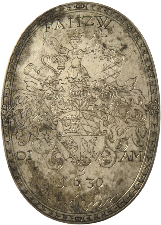 Medaille auf das 100-jährige Jubiläum der Augsburger Konfession, 1630 (Landesmuseum Württemberg, Stuttgart CC BY-SA)