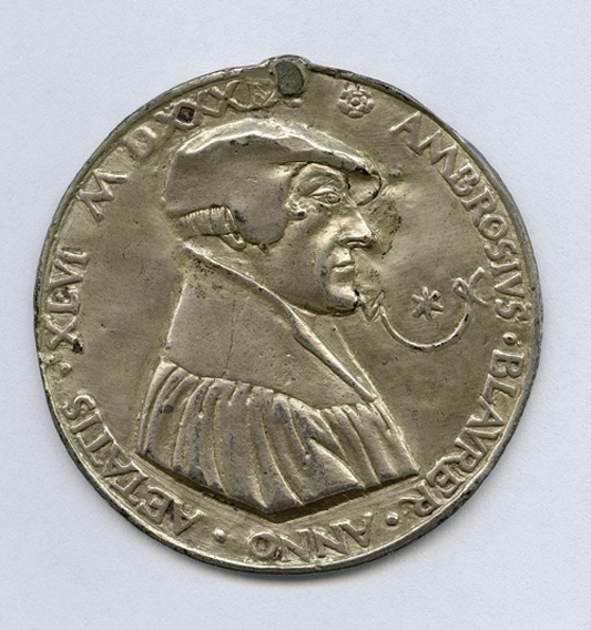 Medaille auf den Reformator Ambrosius Blarer, 1539 (Landesmuseum Württemberg, Stuttgart CC BY-SA)
