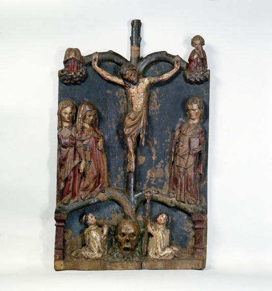 Szene mit Kreuzigung Christi (Landesmuseum Württemberg, Stuttgart CC BY-SA)