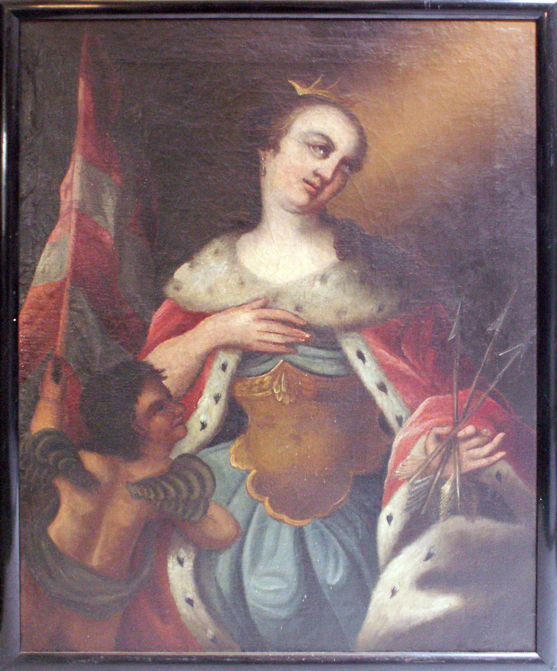 Schmähbild auf die Kaiserin Eleonore Gonzaga (1598-1655) (Renchtäler Heimatmuseum Oppenau CC BY)