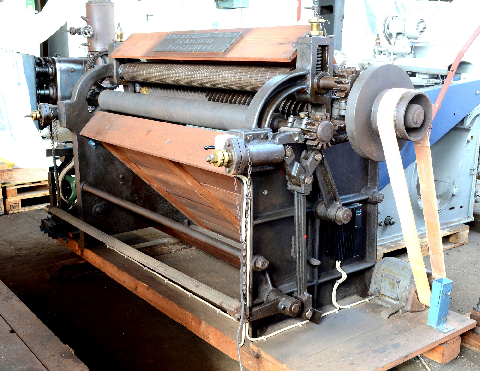 Entfleischmaschine (Techniksammlung Backnang CC BY)