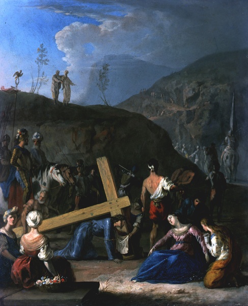 Johann Heinrich Schönfeld: Kreuztragung Christi (Ulmer Museum CC BY-NC)