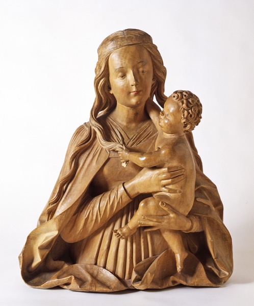 Büste Maria mit Kind (Ulmer Museum CC BY-NC-ND)