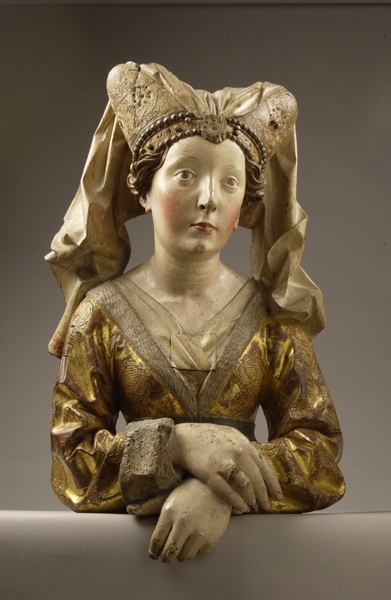 Michel Erhart: Reliquienbüste der Heiligen Maria Magdalena, so genannte "Schöne Ulmerin" (Ulmer Museum CC BY-NC-ND)