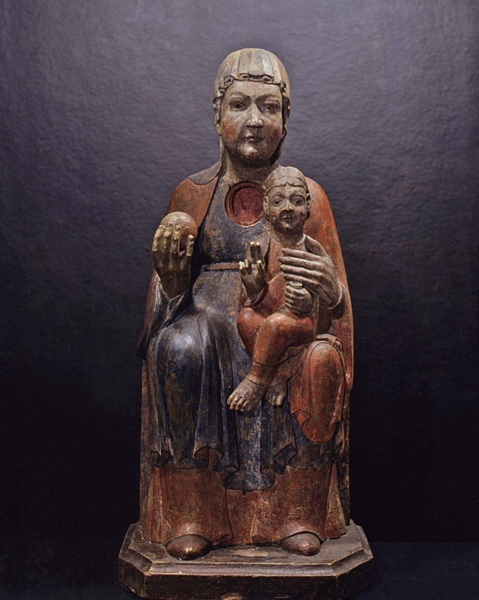 Thronende Maria mit Kind (Ulmer Museum CC BY-NC-ND)