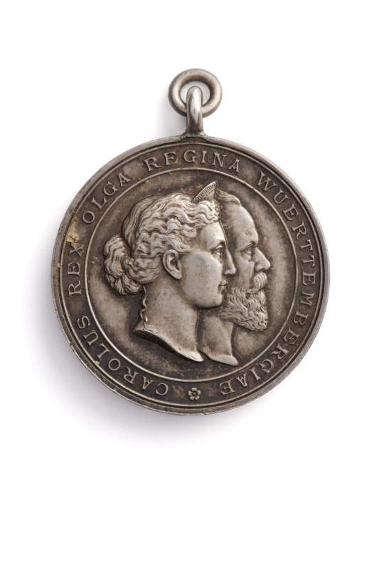 Karl-Olga-Medaille für Werke der Nächstenliebe (Landesmuseum Württemberg, Stuttgart CC BY-SA)
