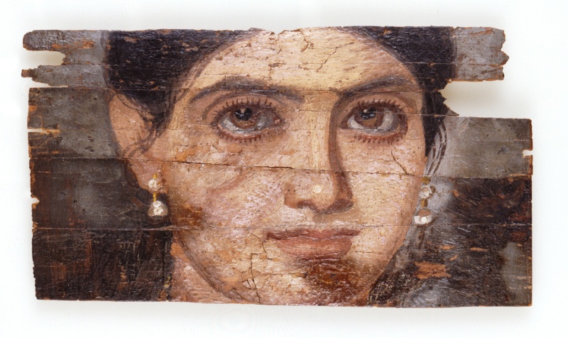 Mumienporträt einer Frau (Landesmuseum Württemberg, Stuttgart CC BY-SA)