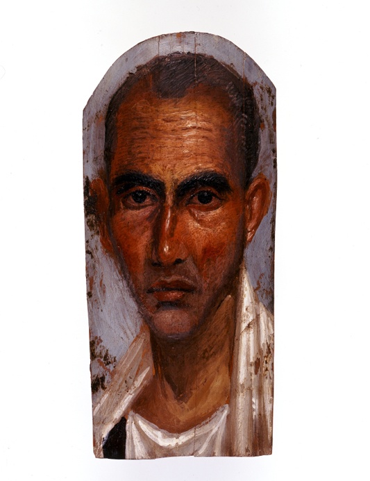 Mumienporträt eines Mannes (Landesmuseum Württemberg, Stuttgart CC BY-SA)
