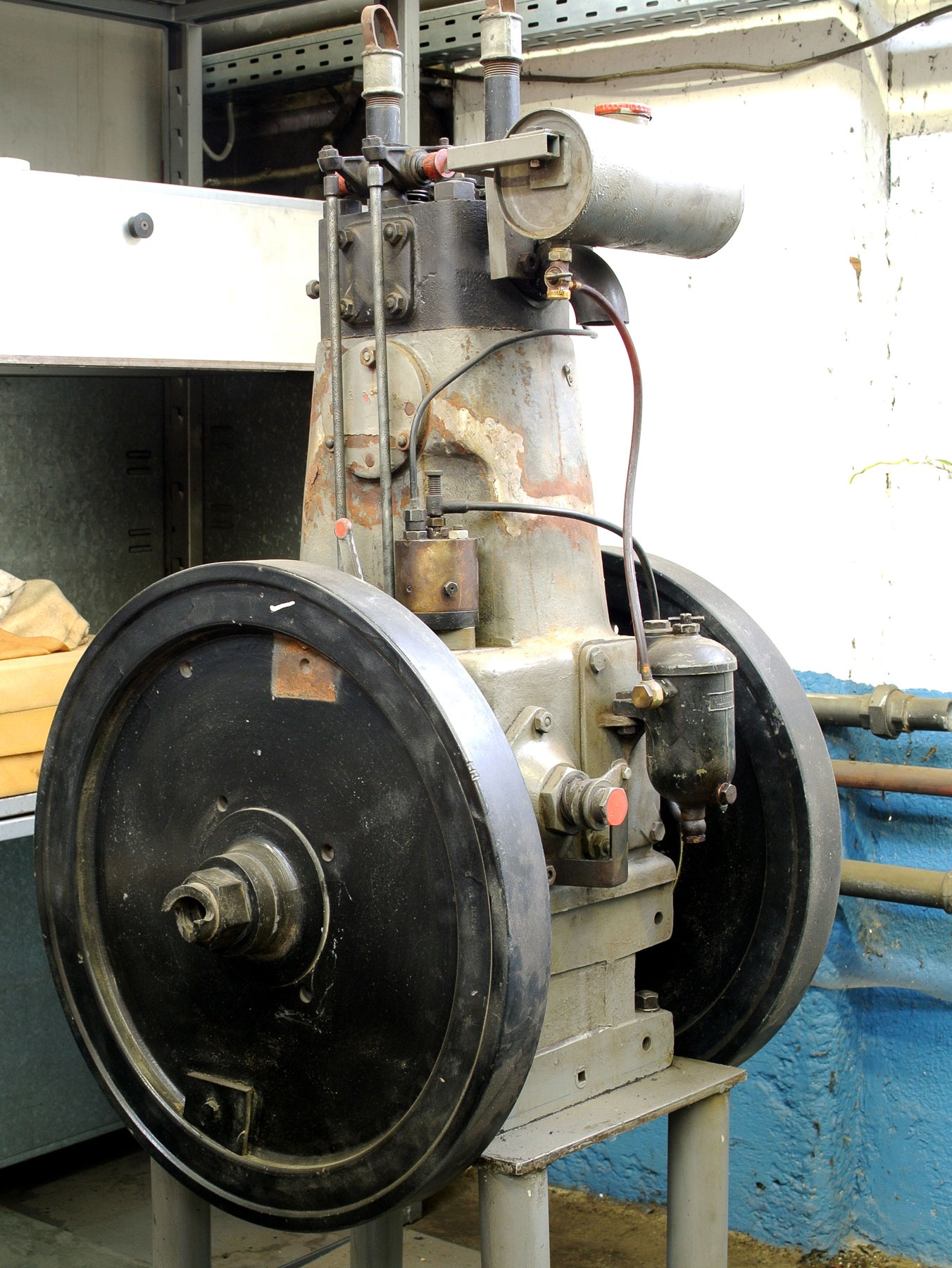 Kaelble Stationärmotor AD 13 (Techniksammlung Backnang CC BY)