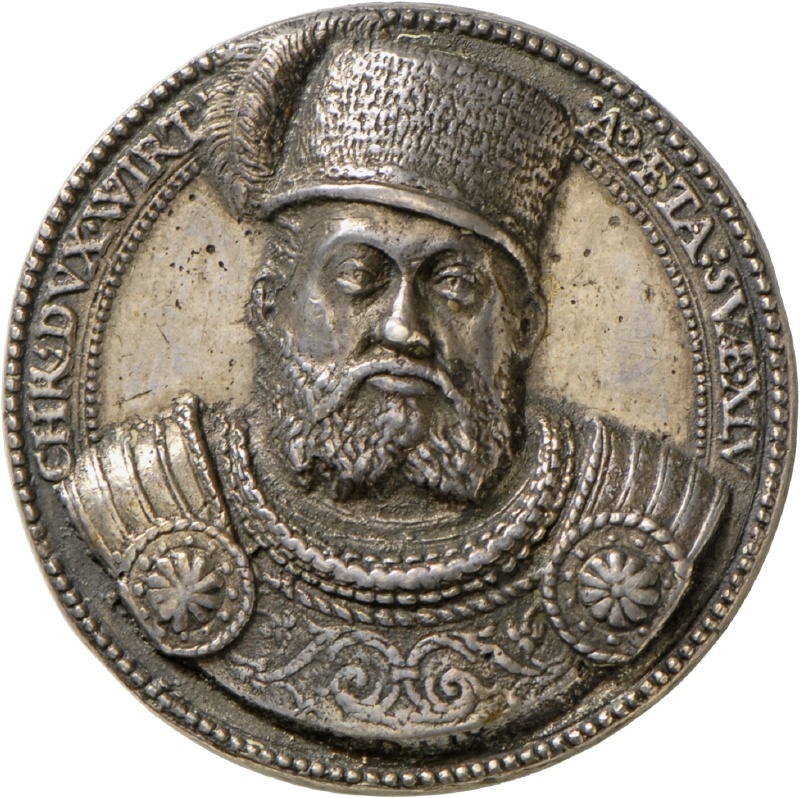 Medaille auf Herzog Christoph von Württemberg, 1559 (Landesmuseum Württemberg, Stuttgart CC BY-SA)