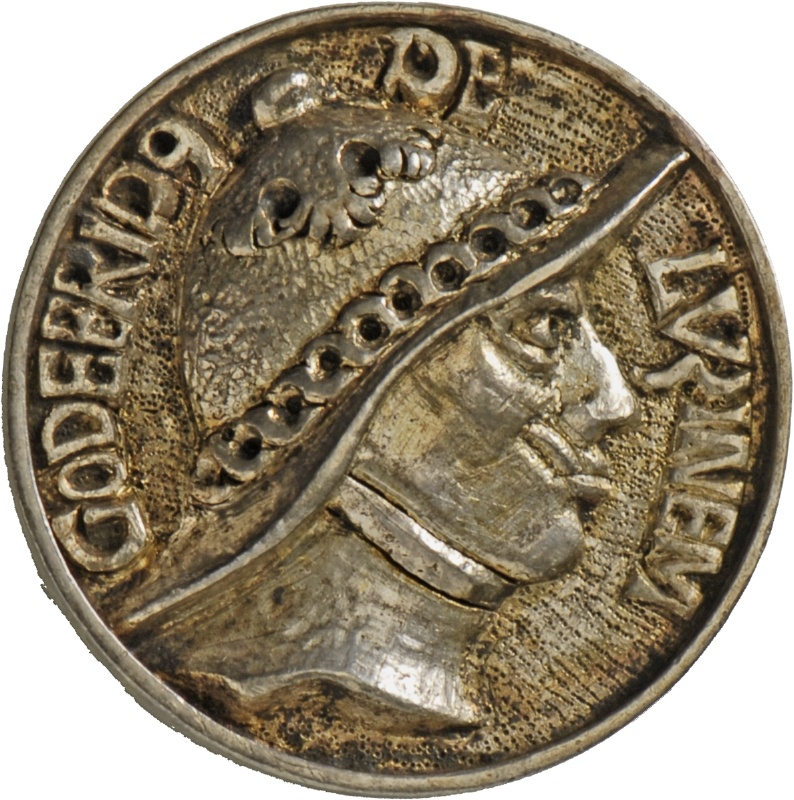 Medaille auf Gottfried von Lusignan (Landesmuseum Württemberg, Stuttgart CC BY-SA)