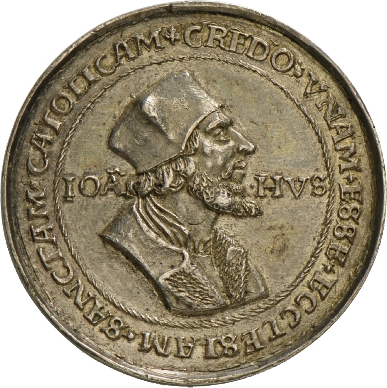 Medaille auf Jan Hus (Landesmuseum Württemberg, Stuttgart CC BY-SA)