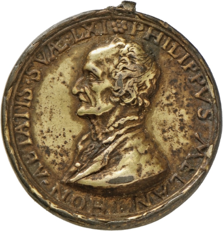 Medaille auf Philipp Melanchthon, 1558 (Landesmuseum Württemberg, Stuttgart CC BY-SA)