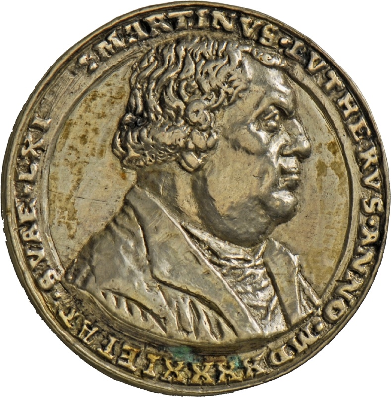 Medaille auf Martin Luther (Landesmuseum Württemberg, Stuttgart CC BY-SA)