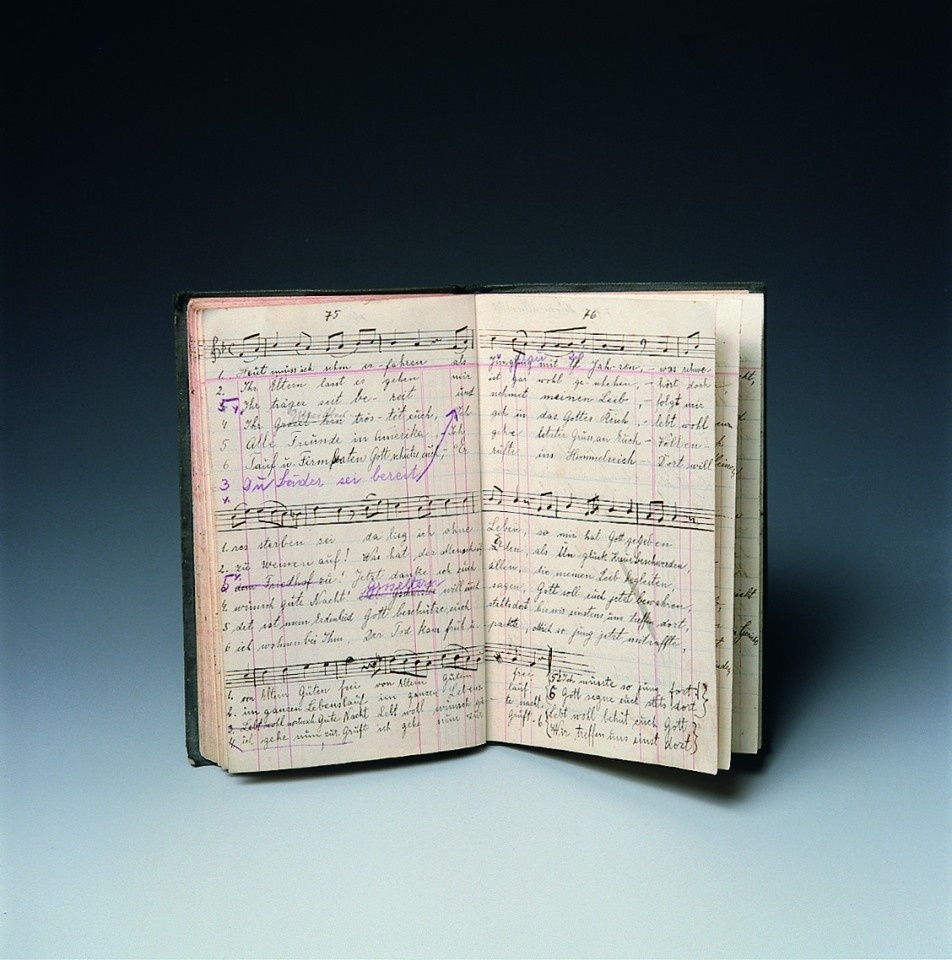 Liederbuch einer Totenaussängerin (Donauschwäbisches Zentralmuseum Ulm CC BY-NC-SA)