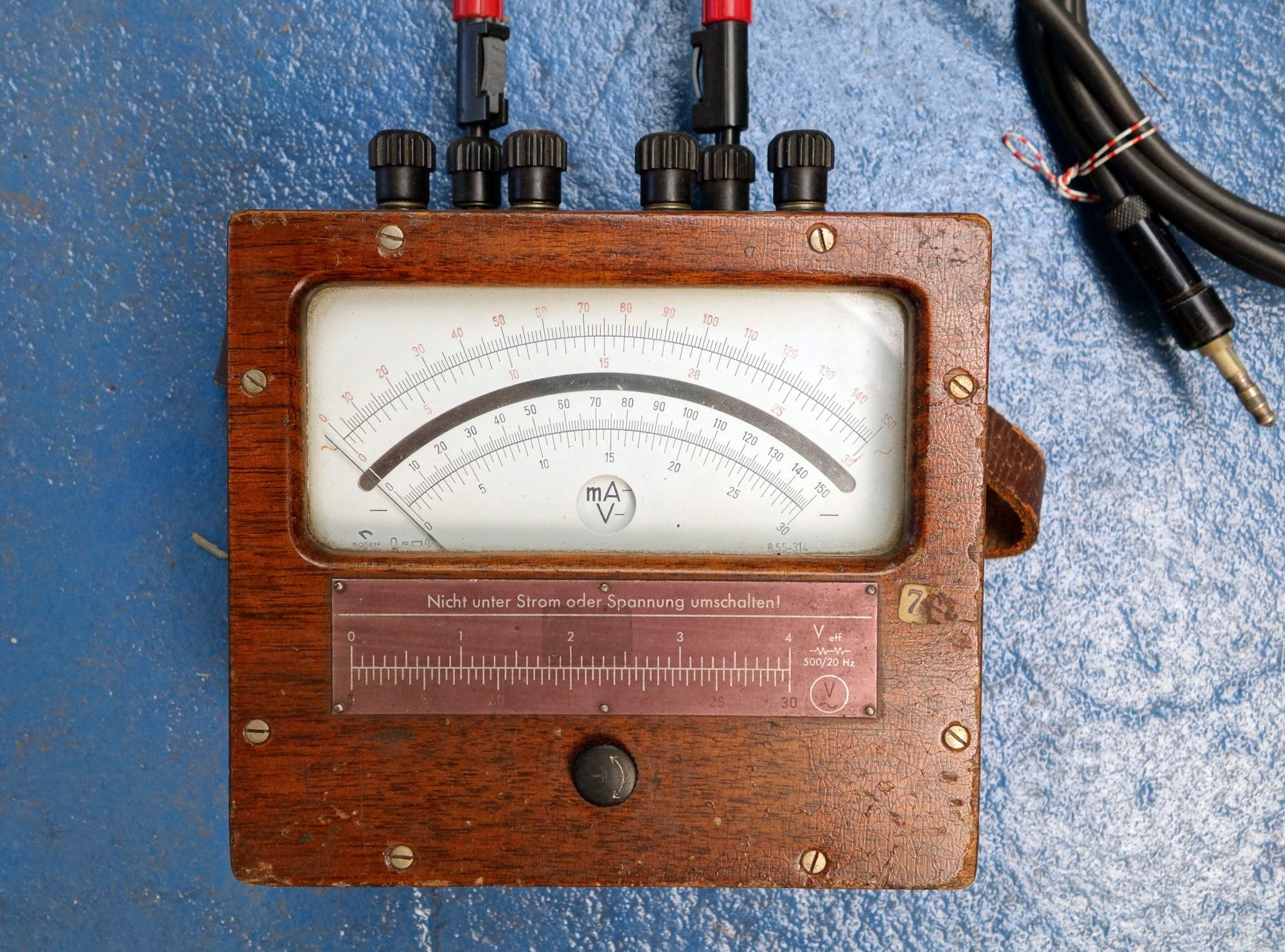 Post Multimeter von Telefunken (Techniksammlung Backnang CC BY-NC-SA)