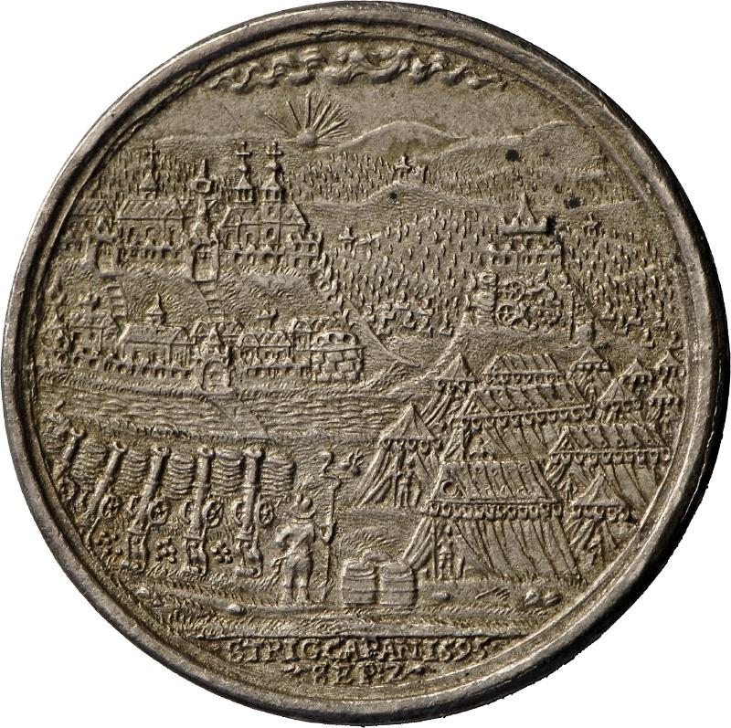 Medaille auf die Eroberung von Gran durch Erzherzog Matthias, 1601 (Landesmuseum Württemberg, Stuttgart CC BY-SA)