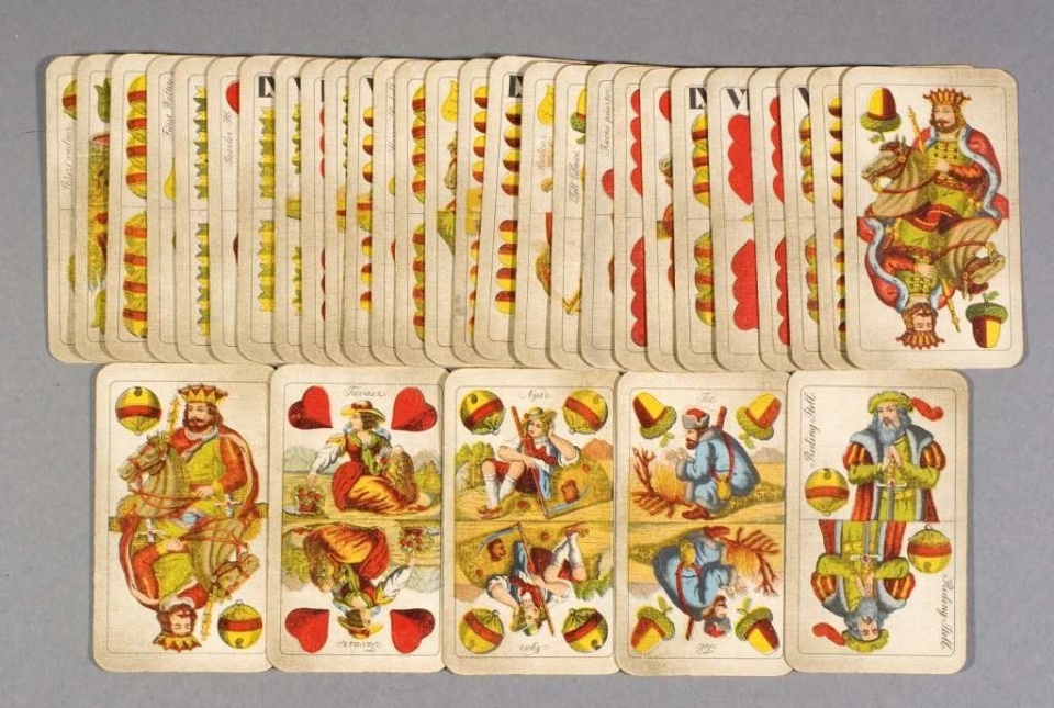 Ungarisches Kartenspiel  (Donauschwäbisches Zentralmuseum Ulm CC BY-NC-SA)