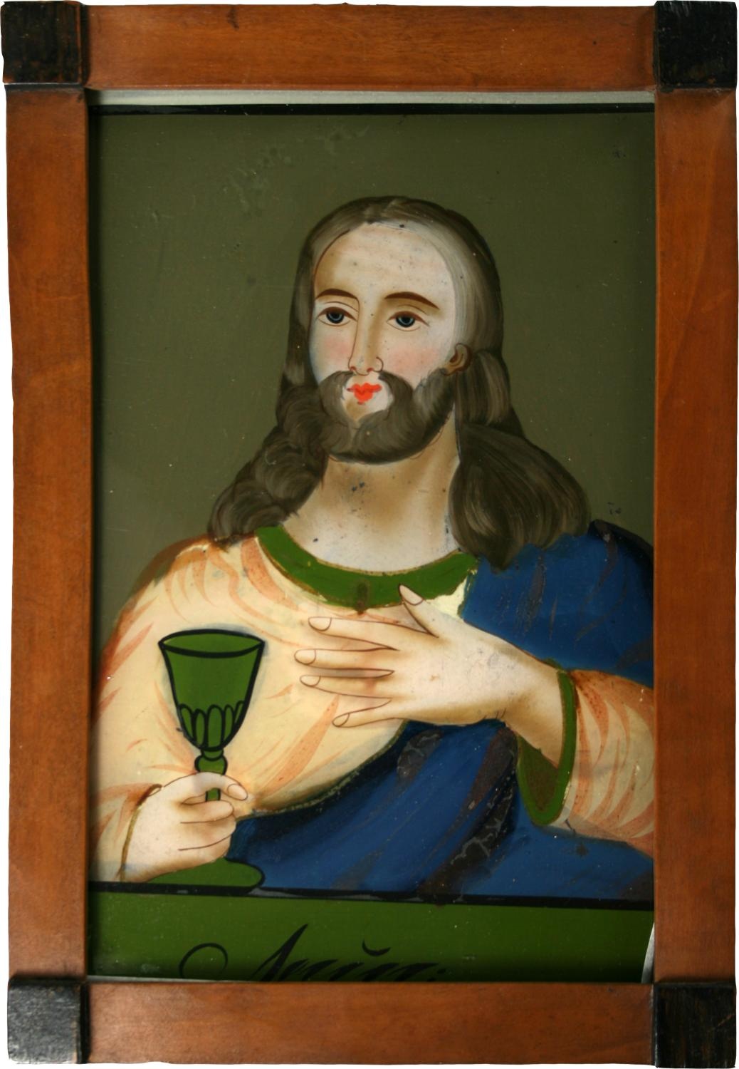 Jesus mit Kelch (Altertumsverein 1851 e.V. Riedlingen CC BY-NC-SA)