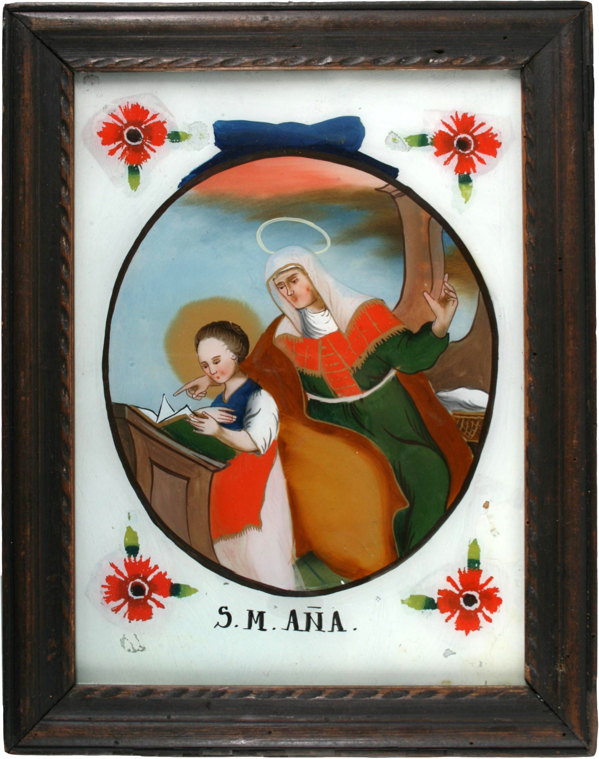 Hl. Anna lehrt Maria lesen (Altertumsverein 1851 e.V. Riedlingen CC BY-NC-SA)
