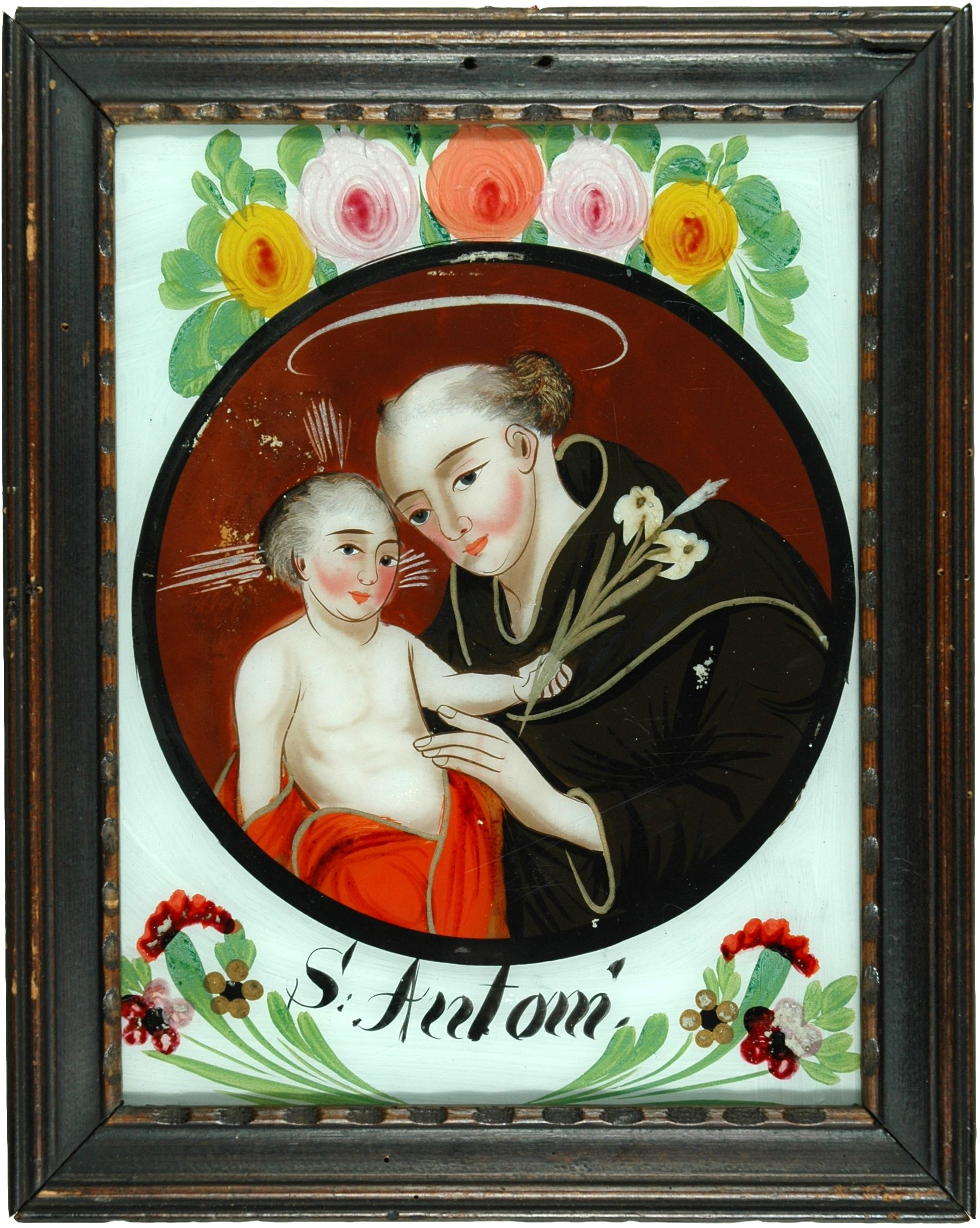 Hl. Antonius von Padua mit dem Jesuskind (Altertumsverein 1851 e.V. Riedlingen CC BY-NC-SA)