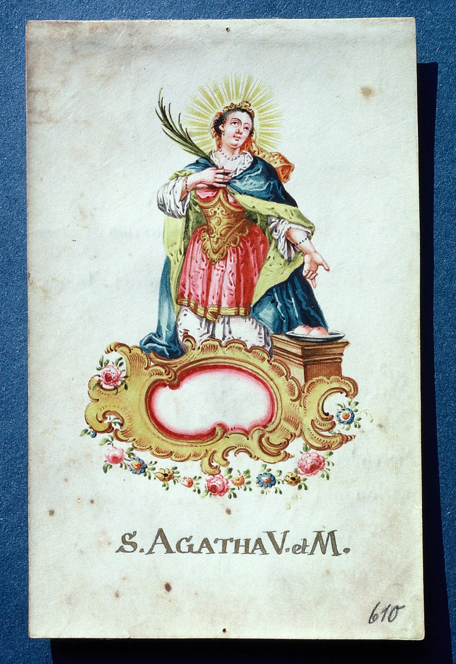 Hl. Agatha von Catania (Museum Ehingen CC BY-NC-SA)