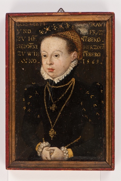 Gräfin Elisabeth von Henneberg, geborene Herzogin von Württemberg (Mömpelgard 1548 – 1592 Durlach) (Landesmuseum Württemberg, Stuttgart CC BY-SA)
