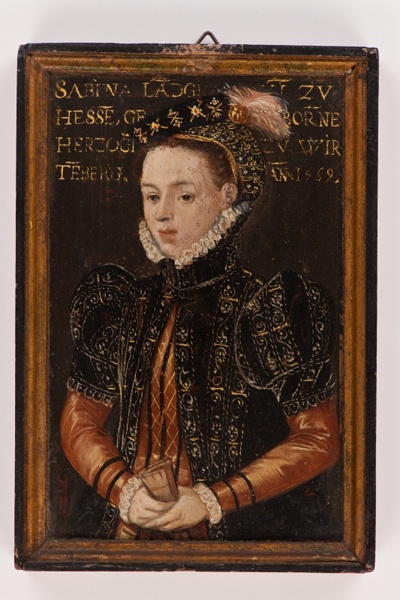 Landgräfin Sabina von Hessen-Kassel, geborene Herzogin von Württemberg (Mömpelgard 1549 – 1582 Rotenburg an der Fulda) (Landesmuseum Württemberg, Stuttgart CC BY-SA)