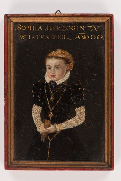Miniaturporträt der Herzogin Sophia von Württemberg (Landesmuseum Württemberg, Stuttgart CC BY-SA)