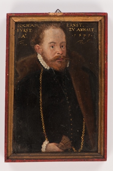 Miniaturporträt des Fürsts Joachim Ernst von Anhalt-Zerbst, Ehemann der Herzogin Eleonora von Württemberg (Landesmuseum Württemberg, Stuttgart CC BY-SA)