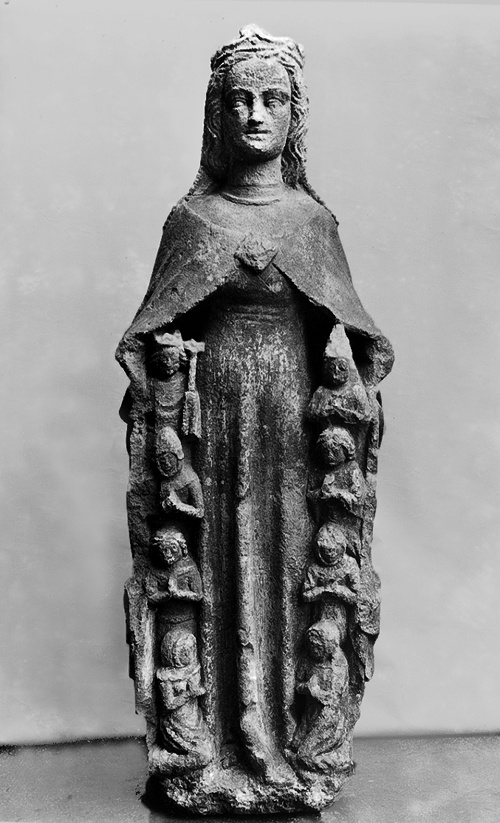 Bauskulptur: Maria mit dem Schutzmantel (Pestbild) (Landesmuseum Württemberg, Stuttgart CC BY-SA)