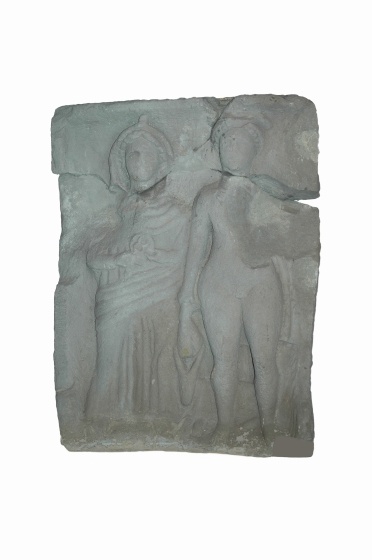 Relief des Mercur und einer Göttin, Schorndorf    (Landesmuseum Württemberg, Stuttgart CC BY-SA)
