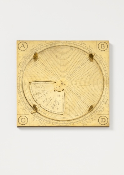 Vollkreisinstrument (Circumferentor) mit Sonnenuhr von Gualterus Arsenius, 1579  (Landesmuseum Württemberg, Stuttgart CC BY-SA)