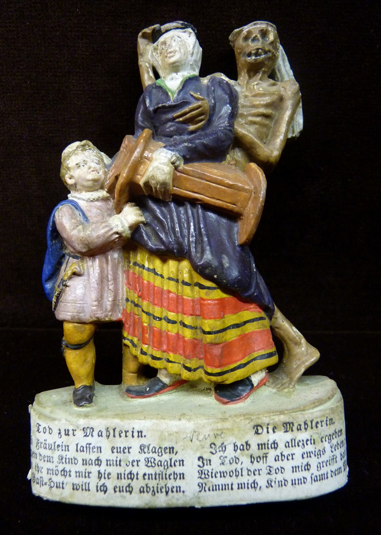Tod und Malerin (Museum im Kornhaus Bad Waldsee CC BY-NC-SA)